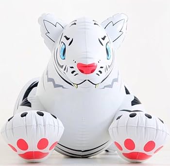Amazon | タイガー ホワイト フロート 空気ビニール風船 浮き輪